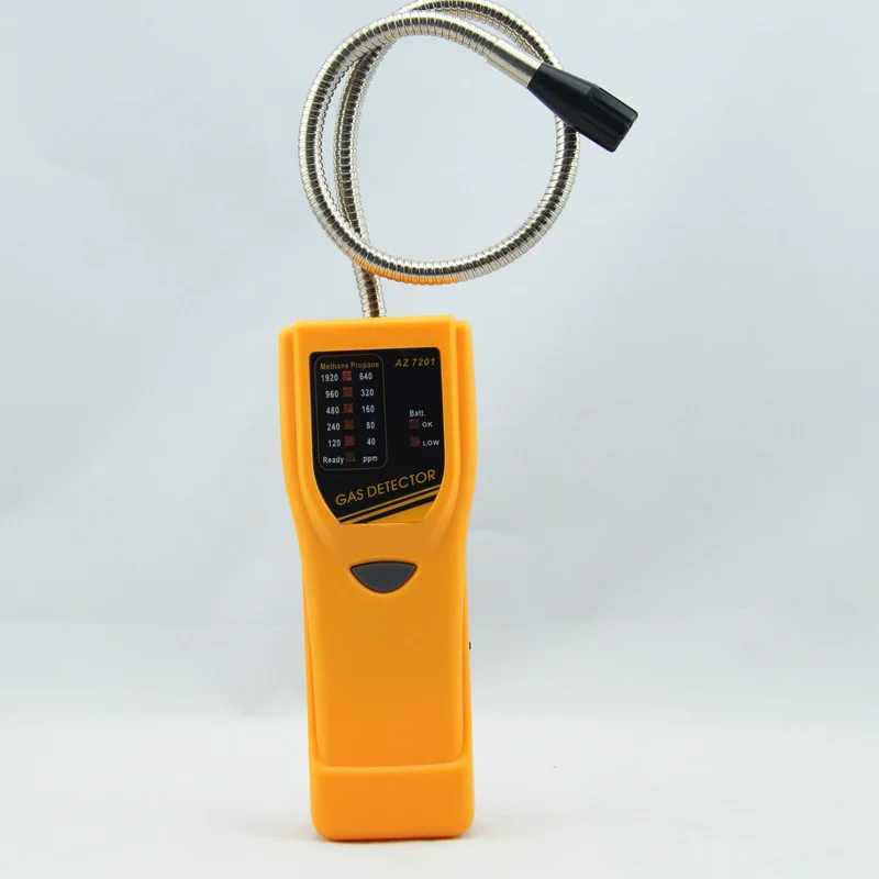 

AZ7201 Portable Sensitive combustible gas detector Handheld Propane Gas Leakage Tester, Methane Gas Leak Detector