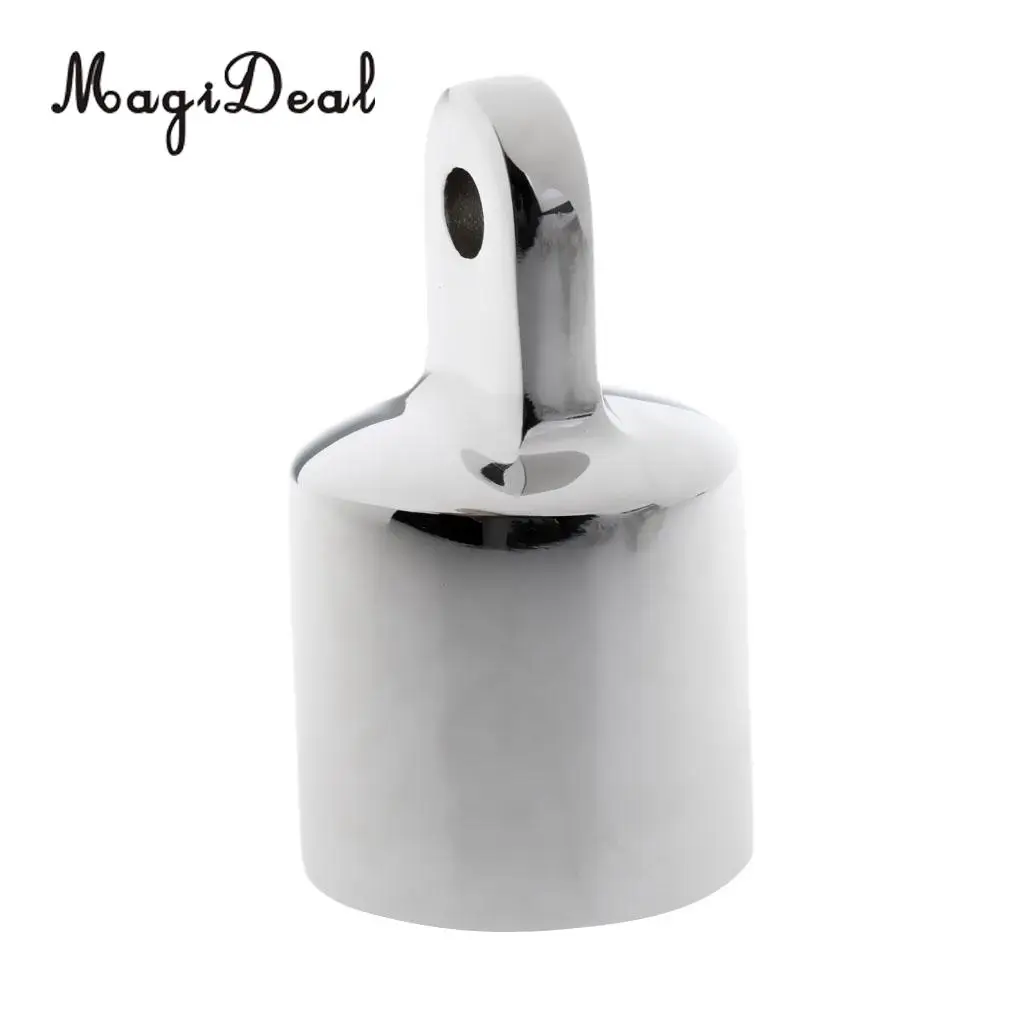 MagiDeal Universal Eye End Cap Bimini Top Fitting Boat Hardware 316 Marine Stainless Steel 22mm/25mm for Rowing Canoe Dinghy Acc