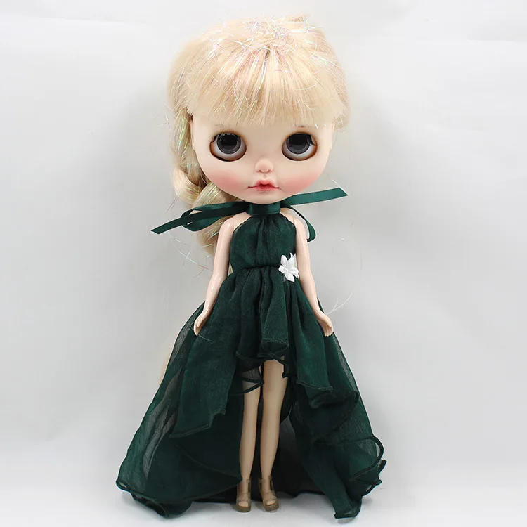 

Blyth Doll Dress with Flowers The Elegant Dressing Factory Blyth for 1/6 Doll