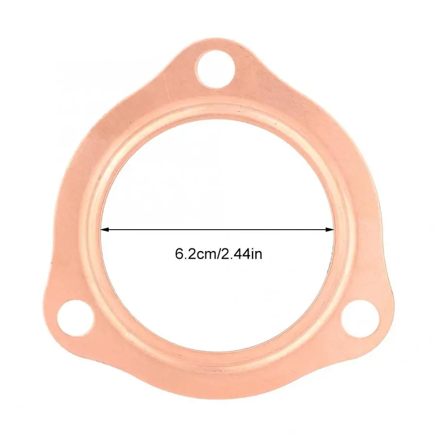 2шт 1/" многоразовые медные коллекторы выхлопного коллектора прокладки автомобилей