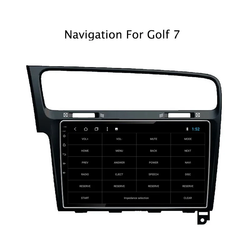Perfect NAVITOPIA 10.1inch 2G RAM 32G ROM Android 8.1 Vehicle Car DVD Multimedia GPS Navigation for VW Golf 7 2014 2015 2016 2017 2018 7