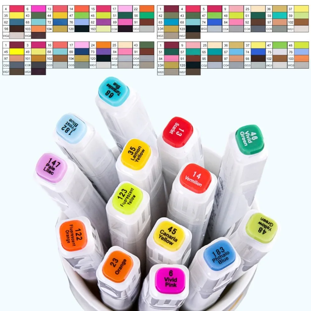 

Cross-border Marker Set Touchfive5 Oil-based pen Student Painting Color 30/40/60/72/80 Color