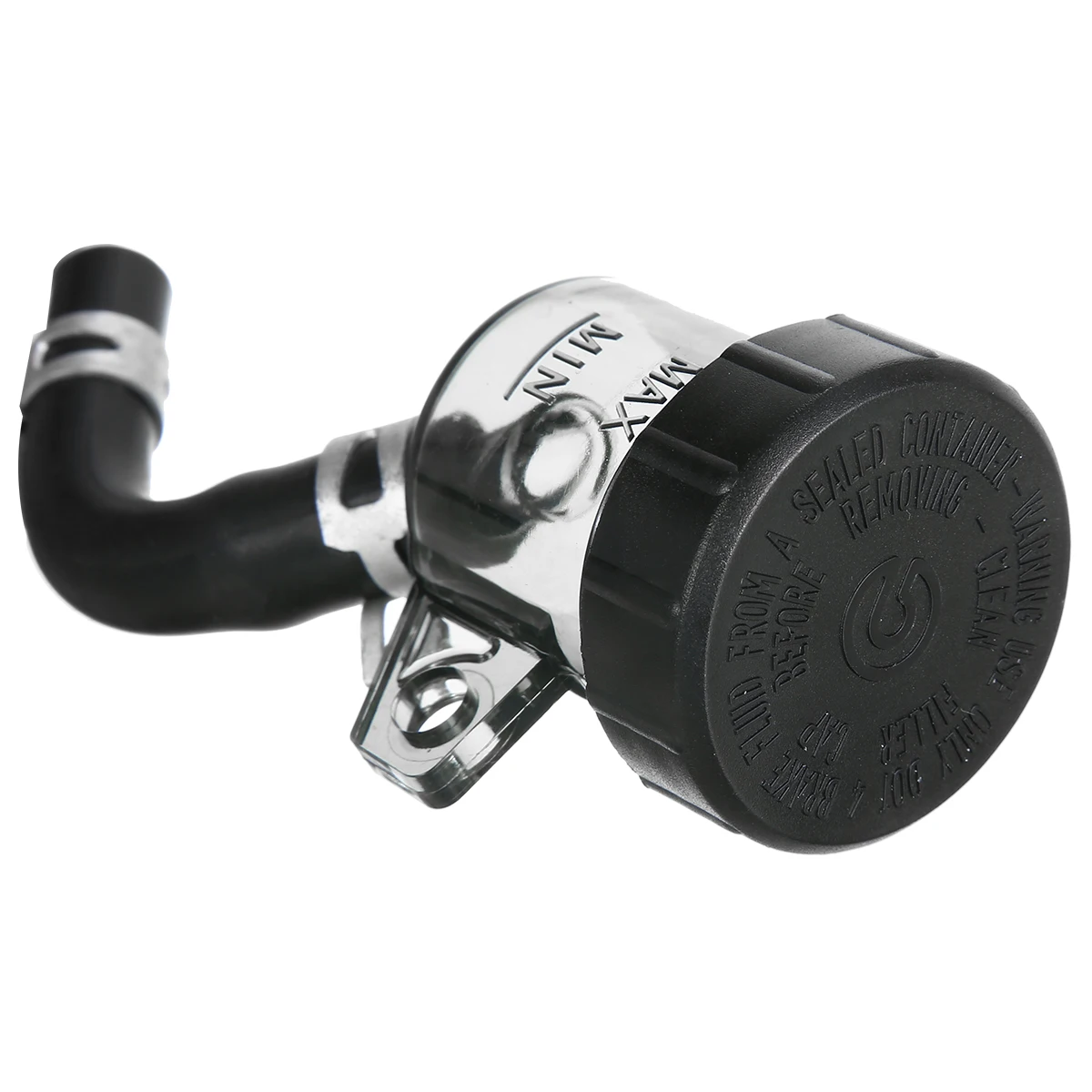 For Honda Universal  Oil Tank Cap Black Plastic Motocycle Rear Brake Clutch Master Cylinder Fluid Reservoir