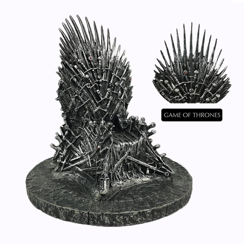 

Pandadomik Iron Throne Model Resin Figure Statue Game of Thrones Toy Figurine Cool Collectible Movie Toys Gifts for Kids Man