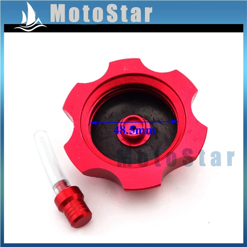 CNC Aluminum Gas Fuel Tank Cover Cap For Chinese Made Pit Dirt Motor Trail Bike 50 70 90 110 125 140 150 160cc