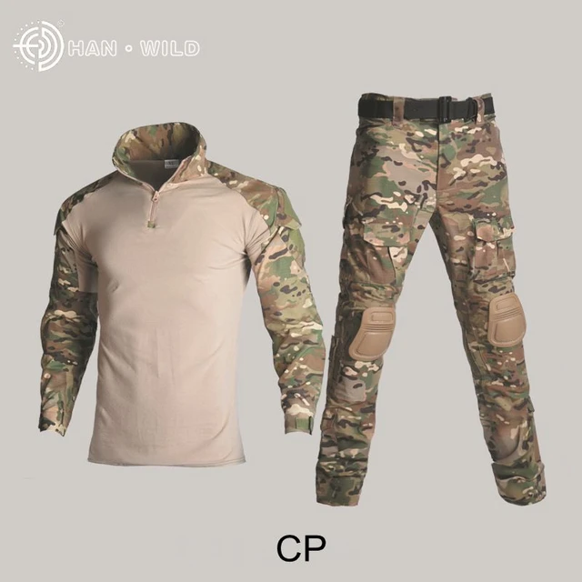 Military Uniform Tactical Camouflage Clothes Suit Men US Army Clothing  Women Airsoft Military Combat Shirt Cargo Pants Knee Pads - AliExpress