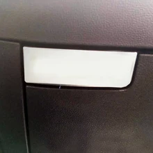 (Only Fit For Left Hand Drive) Silver/blue Interior Dashboard Storage Glove Box Handle Cover Trim For Skoda Karoq 2017 2018