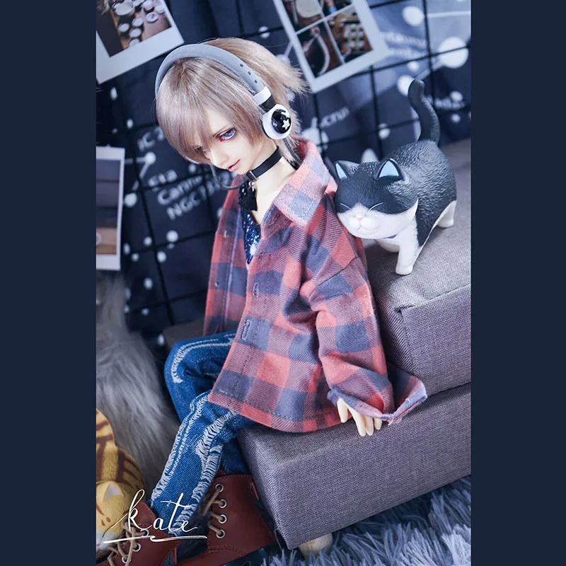 Cataleya 1/3 1/4 BJD кукла унисекс Свободная рубашка Большая одежда в форме Куклы Аксессуары для кукольной одежды реквизит для фотосессии одежда для фотосессии