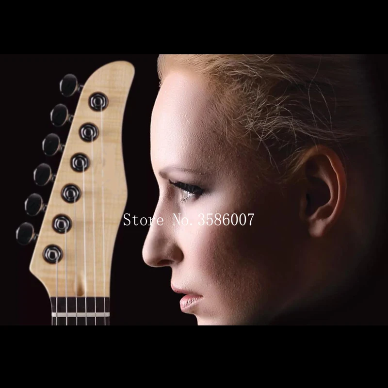 

6 string Electric guitar DIY service / customizable body and neck color / customizable logo of your own