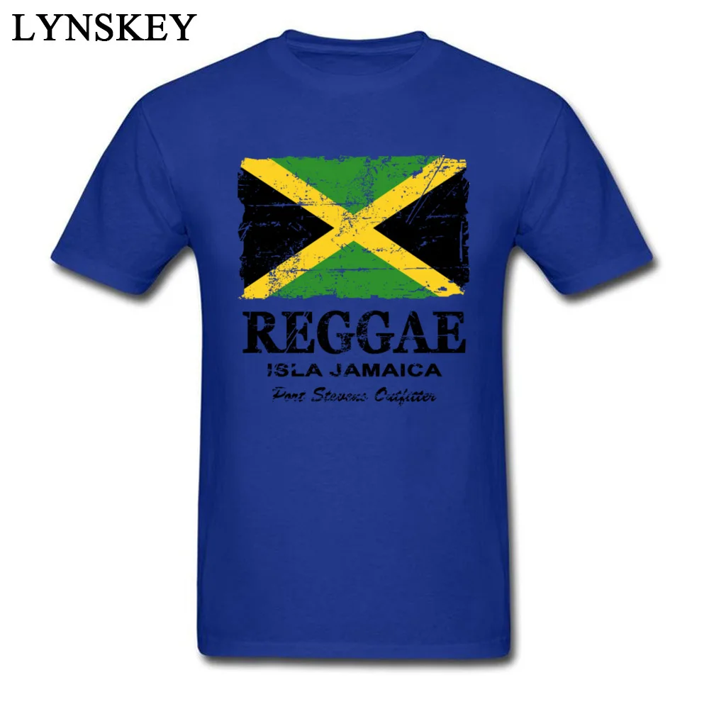 T-Shirt Normal Short Sleeve Funny Crew Neck 100% Cotton Tops T Shirt Group Summer Fall Reggae Jamaica Flag Tee Shirt for Boys Reggae Jamaica Flag blue
