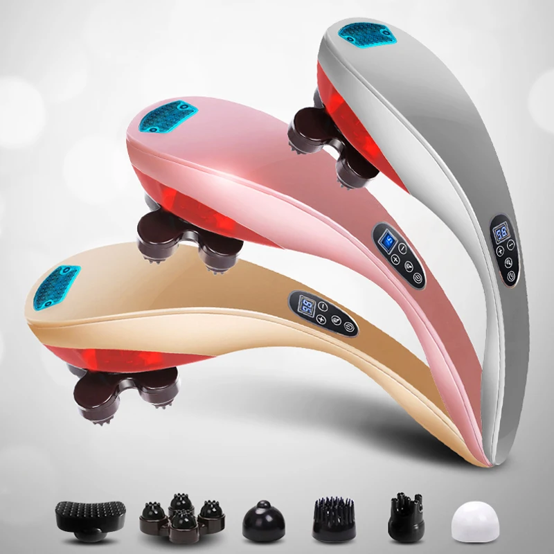 Dolphin Massage Stick Electric Cervical Vertebra Massage Device