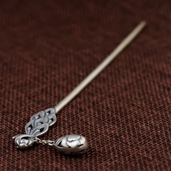 

Women's Phoenix Flower Hair Pin Hair Stick 925 Sterling Silver