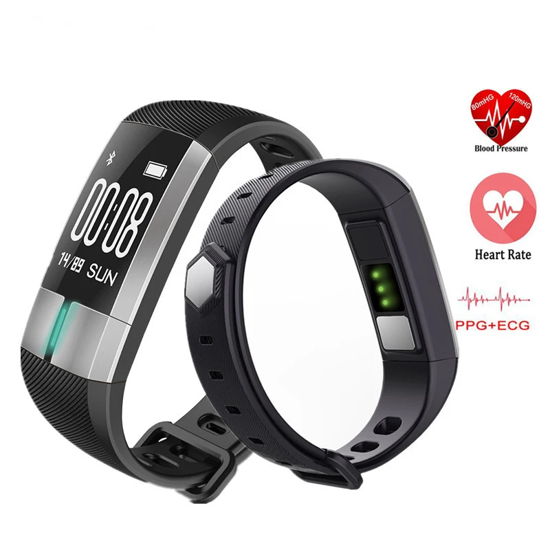 ECG Monitor Fitness Tracker Sports Watch Heart Rate Monitor Pulse Meter 