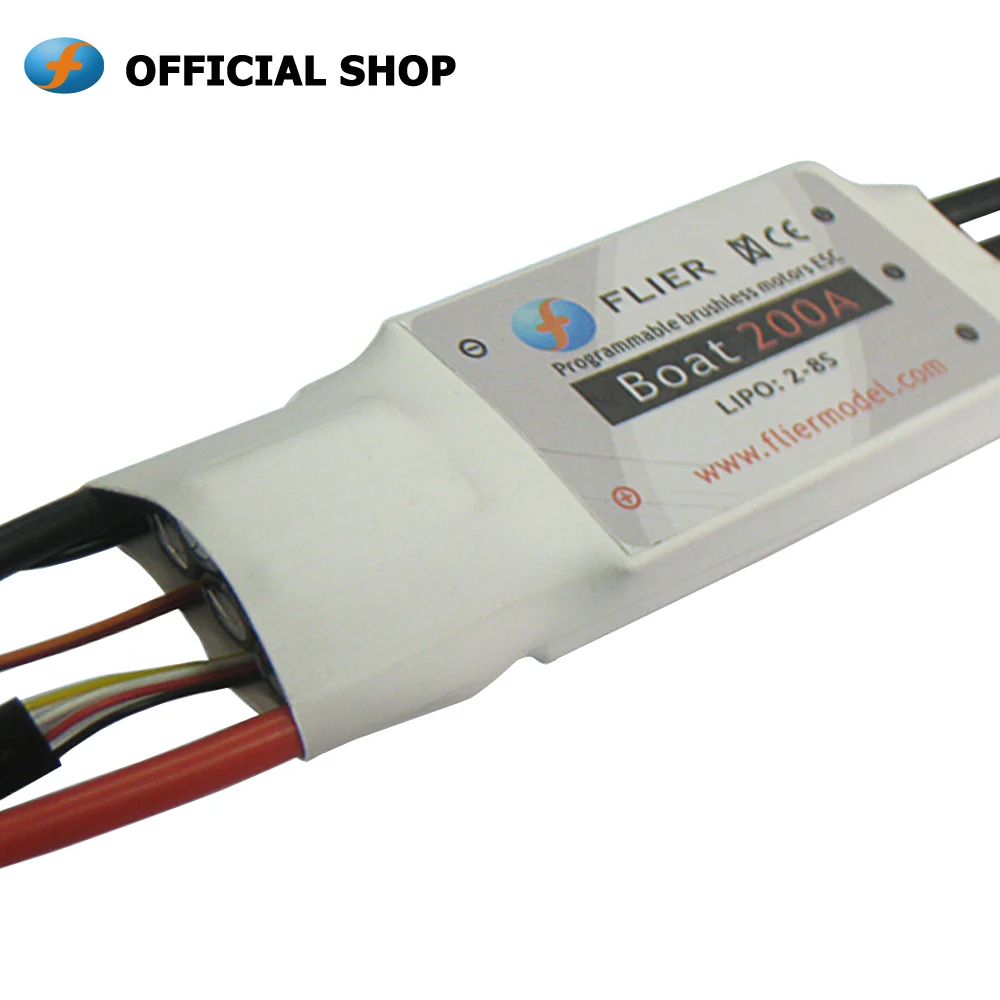 Контроллер Fliermodel 32V 200A ESC для морской