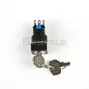 Small-sized Self Lock Button LA16J-11Y/2 2 position Bring Key Knob 1NC 1NO Choice Button Switch 16MM Button switch 220V ► Photo 3/5