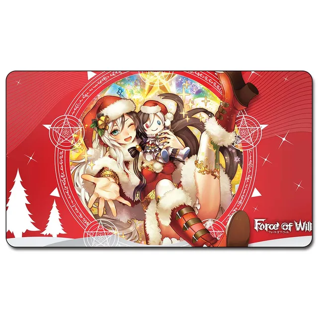 Promo Christmas Playmat For Force Of Will 60x35cm Magic Playmat Promo Fow Playmat For Board Game Table Mat Board Game Playmat Game Playmatmagic Playmat Aliexpress