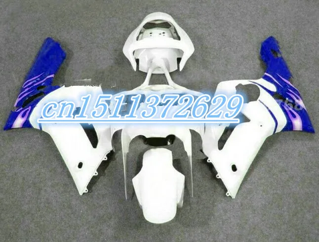 Bo обтекатель комплект для Kawasaki ZX6R 03 04 белый синий Ninja ZX 6R 636 2003 2004 aftermarket части тела |