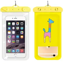 " мобильный телефон с мультяшками водостойкая подводная сумка утолщенная высокопрочная печать чехол спортивная сумка для плавания Runing