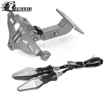 Мотоцикл номерной знак кронштейн держатель с Универсальный светодиодный светильник для Yamaha 07 07 MT07 FZ07 2013- 20185