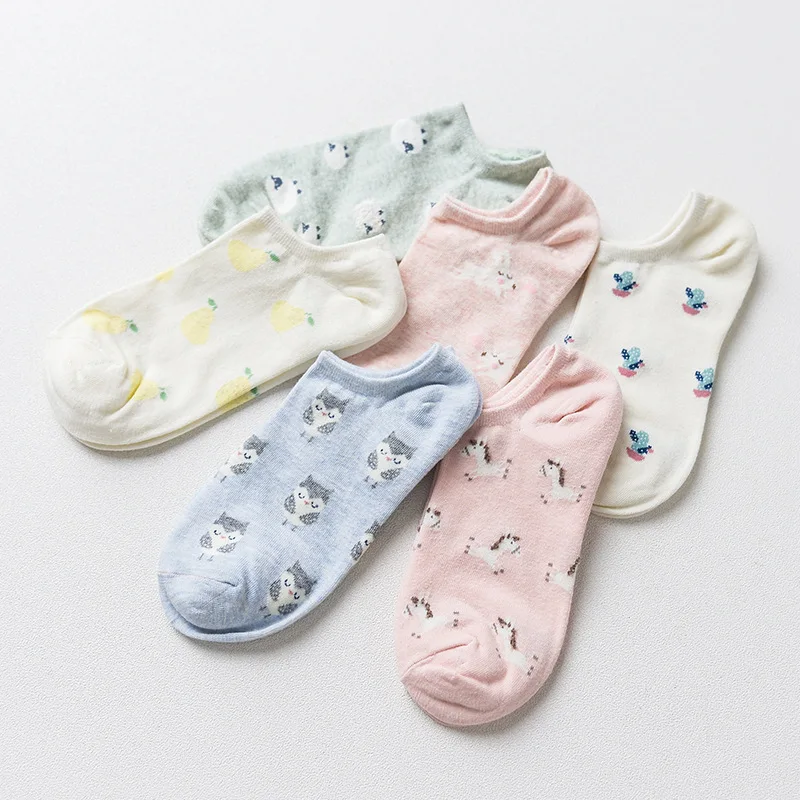 

on sale 3pairs 22cm Spring Summer New Female Cactus Bend Socks Pairs Fresh Cotton Pink Girl Women's Socks Ankle Hosier free ship
