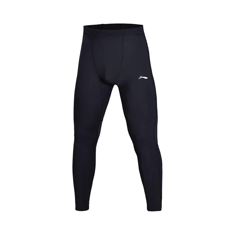 Li-Ning мужские беговые штаны для бега, обтягивающие, комфортные, для фитнеса, 78% нейлон, 22% спандекс, подкладка, спортивные штаны AULN001 MKY354 - Цвет: AULN001 1