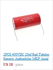 5 шт. Audiophiler Осевая MKP 0,1 мкФ 630v 104/630v HIFI DIY аудио класса конденсатор с алюминиевой крышкой для лазерной трубки Гитары ампер