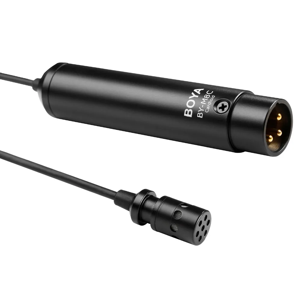 Новый BOYA XLR выход конденсаторный микрофон BY M8C для Canon Sony Panasonic видеокамеры зум