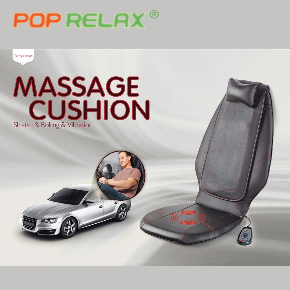 POP RELAX DC12V Car home use massage cushion electric heating shiatsu