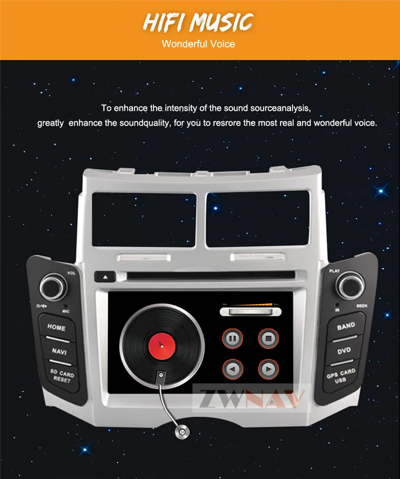 Cheap Android 8.0 8 Core RAM 4GB ROM 32GB Car Screen Radio For Toyota Yaris 2005-2011 Black Car DVD Player GPS Navigation Doble DIN 10