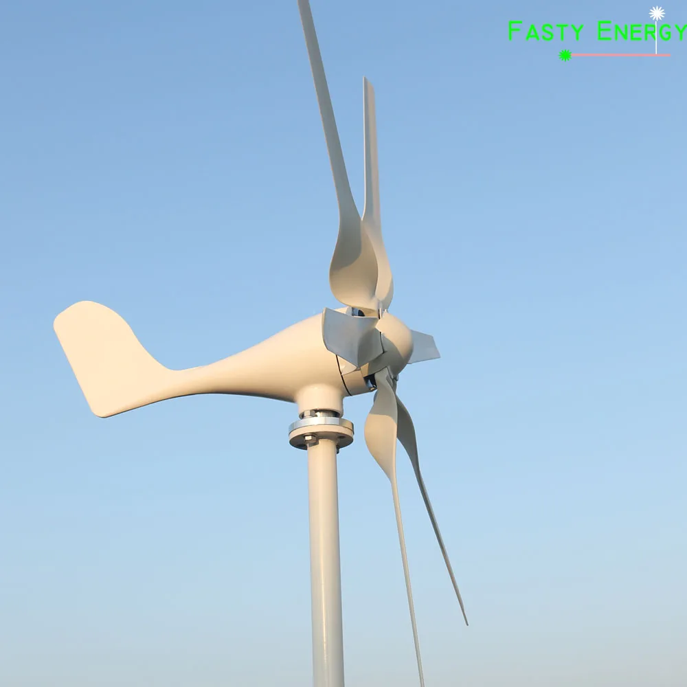 Günstig 800w Neue Energie Wind energie effiziente 12 v 24 v 48 V wind turbine generator mit MPPT controller für den heimgebrauch