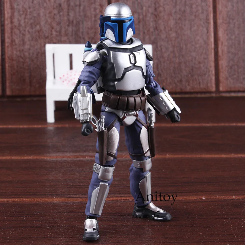 SHF Figure Star Wars Anime Figurine Star Wars Jango Fett Bounty Hunter PVC Action Figures Collectible Model Toy