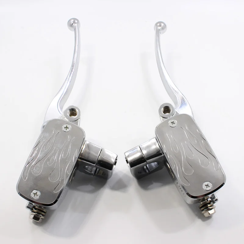 Arcade Universal 78 22mm Hydraulic Motorcycle Brake Master Cylinder Hydraulic Clutch Levers fluid Reservoir 14mm Piston