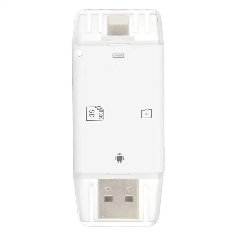 SD Card Reader адаптер 3 в 1 Card Reader для iPhone/ipad/MAC/PC/ android устройства для TF/MicrsSD/SD карты