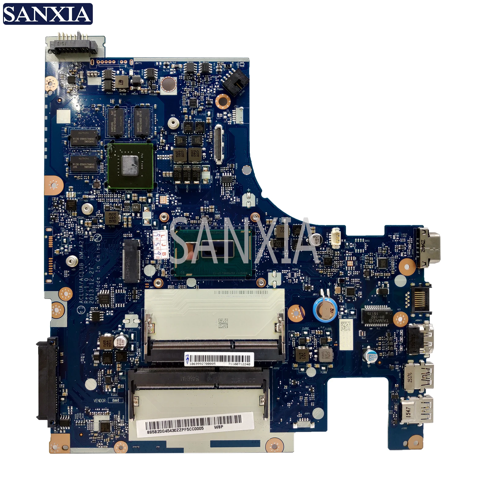  KEFU NM-A273 Laptop motherboard for Lenovo Z50-70 Test original mainboard I7-4510U GT820M