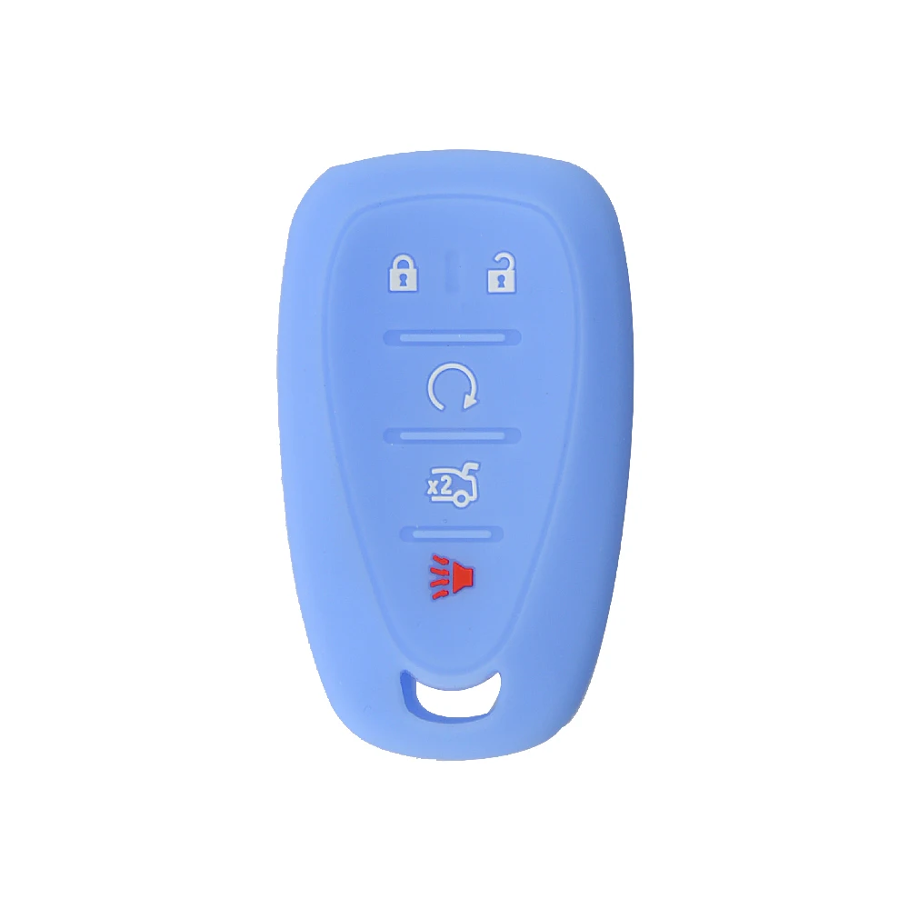 5 buttons silicone car key for Chevrolet 6