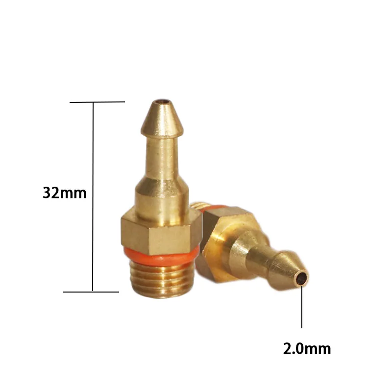 Термоклеевой пистолет сопло 2x32 мм диаметр 2 мм медная насадка с насадкой Защитная крышка для горячего клеевого пистолета, 1 шт./партия