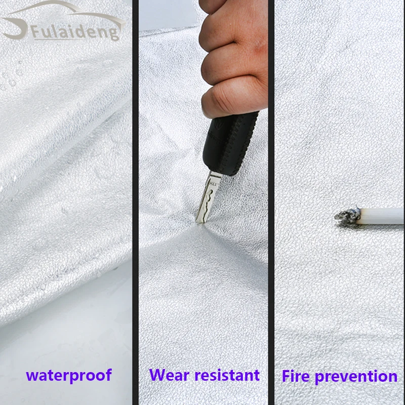 For Lincoln MKZ- Full Car Cover Dustproof Anti UV Car Covers Clothes Vehicle Scratch Proof Surface Protector