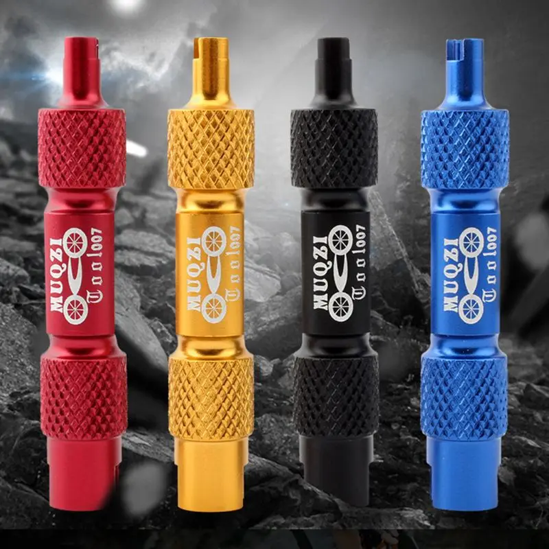 

Double Head Bicycle Wrench Valve Disassembly Tool Bike Multi-functional Removal Tube Extension Rod Unloading Tools