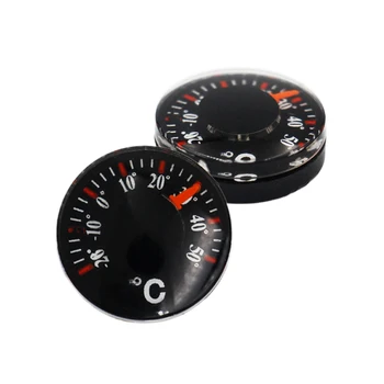 

Mini Thermometer Plastic pointer Round Degrees Indoor and Outdoor Household Measurement Tool Temperature Meter