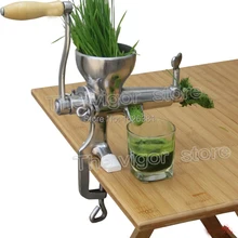 Нержавеющая сталь ручная соковыжималка для витграсса фруктовый цитрусовый сок Экстра горячая распродажа