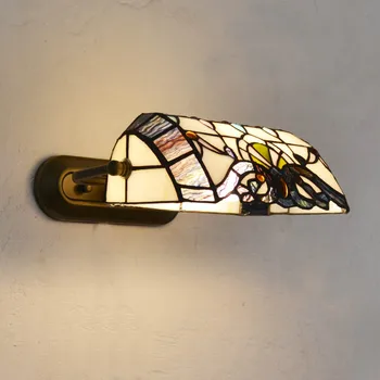 

Tiffany wall Lamp Stained Glass European Baroque Classic for Living Room E27 110-240V