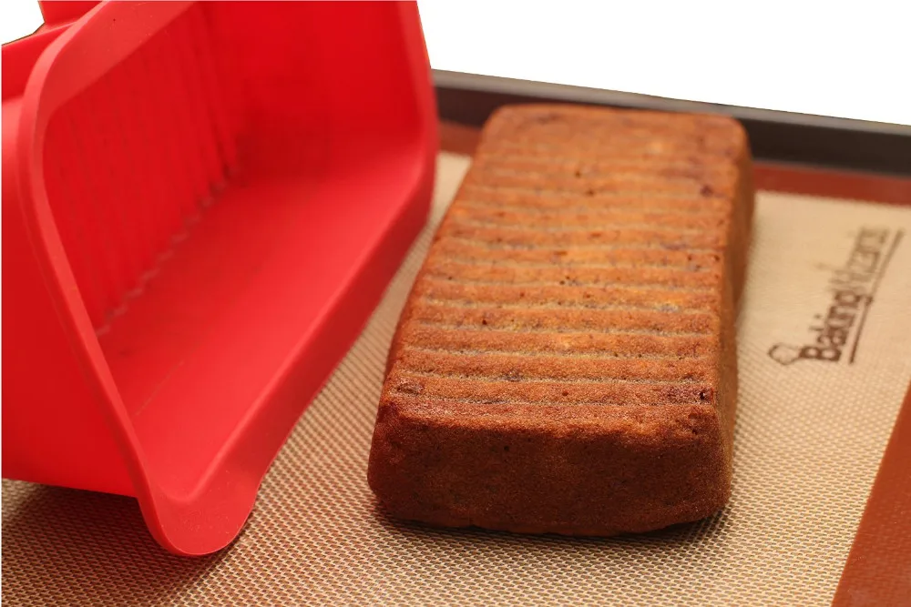 WALFOS Силиконовая прямоугольная форма для выпекания хлеба и кекса