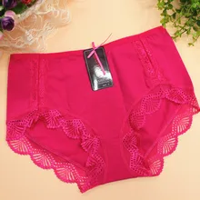 Free Shipping women’s underwear sexy ladies cotton briefs lace shorts Shrimp Apricot Black Yellow Purple L XL XXL XXXL #7178R2