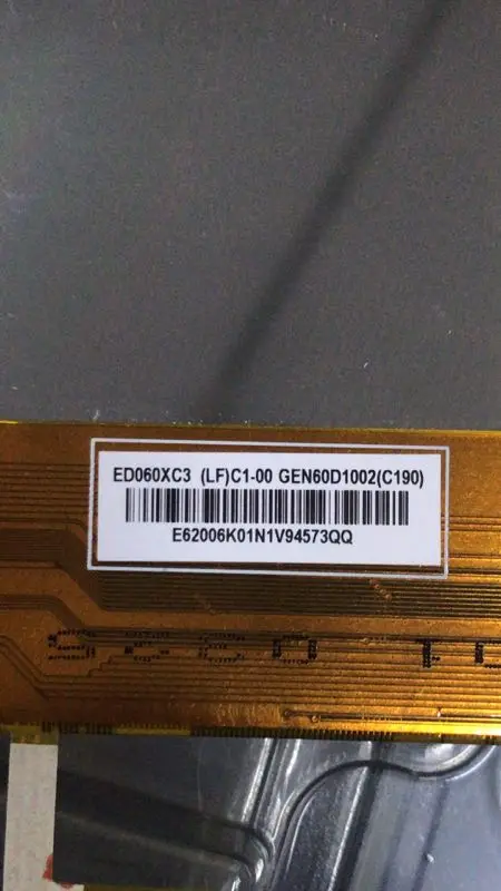 6 дюймовый сенсорный экран с ЖК подсветкой ED060XC3(LF)|ЖК-экраны и панели для