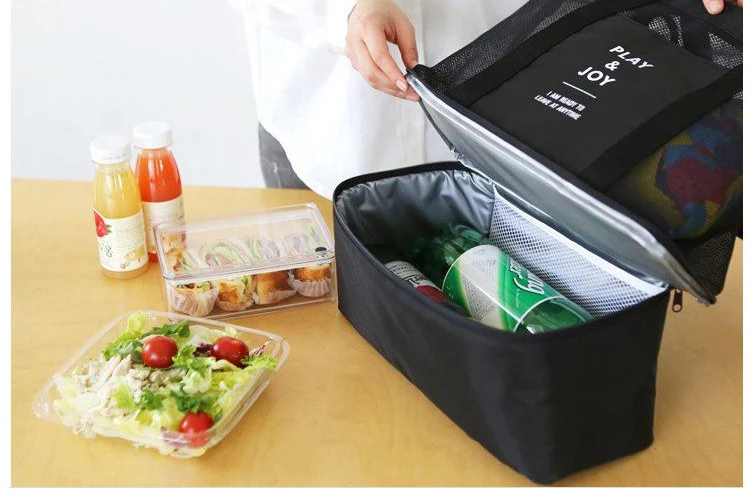 Охлаждающая сумка для пикника, переносная сумка-холодильник для еды, пива, многофункциональные ручки, Детские Бутылочки для подгузников, органайзер для еды, сумки для льда