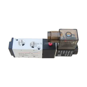 

DC 12V 3V210-08 2 Position 3 Way 1/4" BSP Air Pneumatic Solenoid Valve