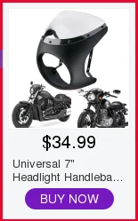 Мотоцикл Универсальный на заказ для Harley Softail FXSTI пользовательские хромированные фары ближнего дальнего света фары с монтажным кронштейном