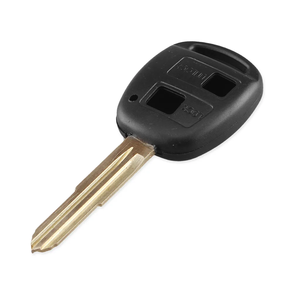 KEYYOU 10x2 кнопки Uncut TOY41R чехол для дистанционного ключа автомобиля Toyota Yaris Camry RAV4 Prado