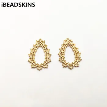 

New arrival! 37x25mm 50pcs Drop-shape charm for earring stud,Hand made Earring DIY parts,Jewelry Accessories,Findings&Components