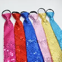 38-8 см, расшитый блестками галстук для взрослых и детей, корейский стиль, расшитый блестками галстук в стиле хип-хоп, для танцев, магическое шоу, аксессуар для сцены